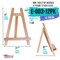 10.5" Small Wooden Tabletop Easel (12 Pack) for Painting and Display Stand - A-Frame Table Top Easel, Canvas Holder